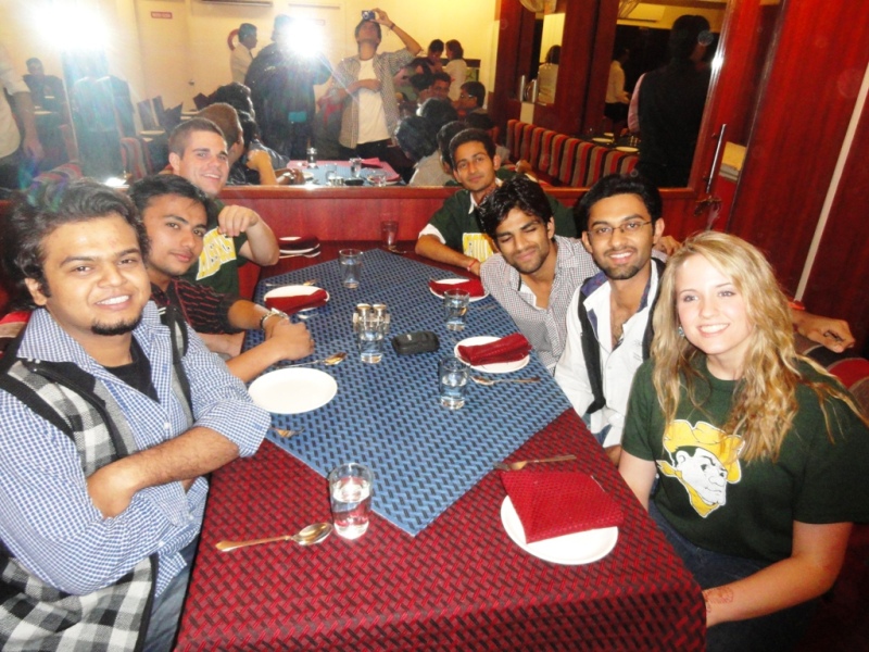 Dineer  with USA Students