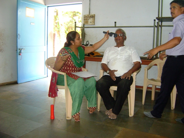 Eye Check-up Camp @ Ananddham - Lambhvel: 22-05-2013