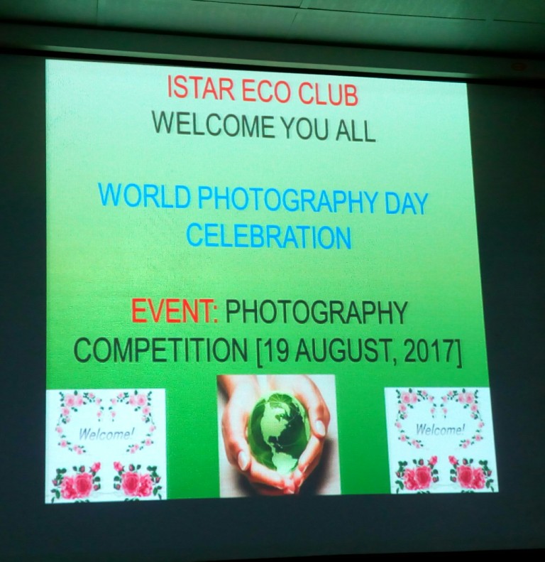 ISTAR Ecoclub is Organized World Photography Day Celebration 