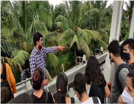 The department of  Environmental Science and Technology ,ISTAR organized visit to a 13.5 MLD STP Palnt at Anand on 16th Septmeber,2021. The students of 3rd semester which included 48 accompany  with one faculty member Dr. Dhruti S. Patel.