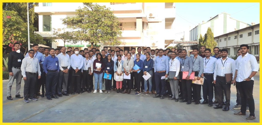 Industrial Visit and Placement Interview by Royal Castor Products Ltd., Patan. 
