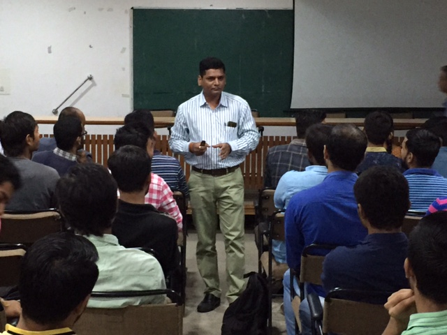 Overview of API production by Mr. Dharmesh Shah,<br />
            Sr. Manager - Sun Pharmaceuticals, Technical Training