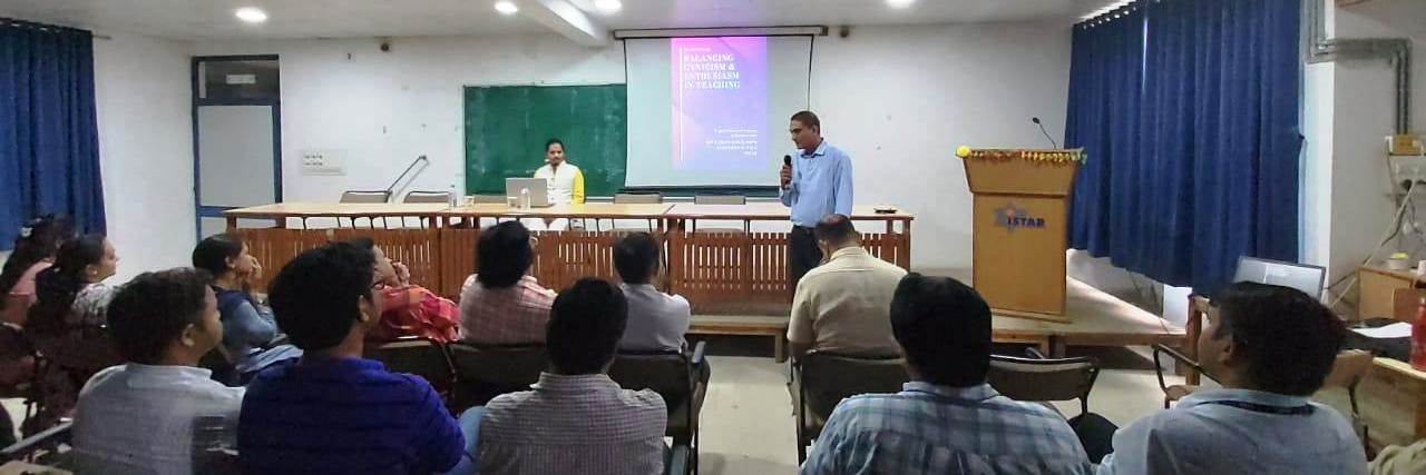 	
Session for Teaching Staff on “Balancing Cynicism & Enthusiasm in Teaching” on the occasion of Teachers Day