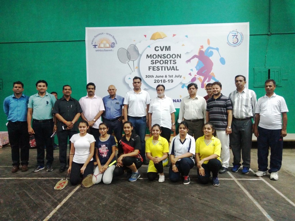 Badminton team_CVM Monsoon Sports Festival 