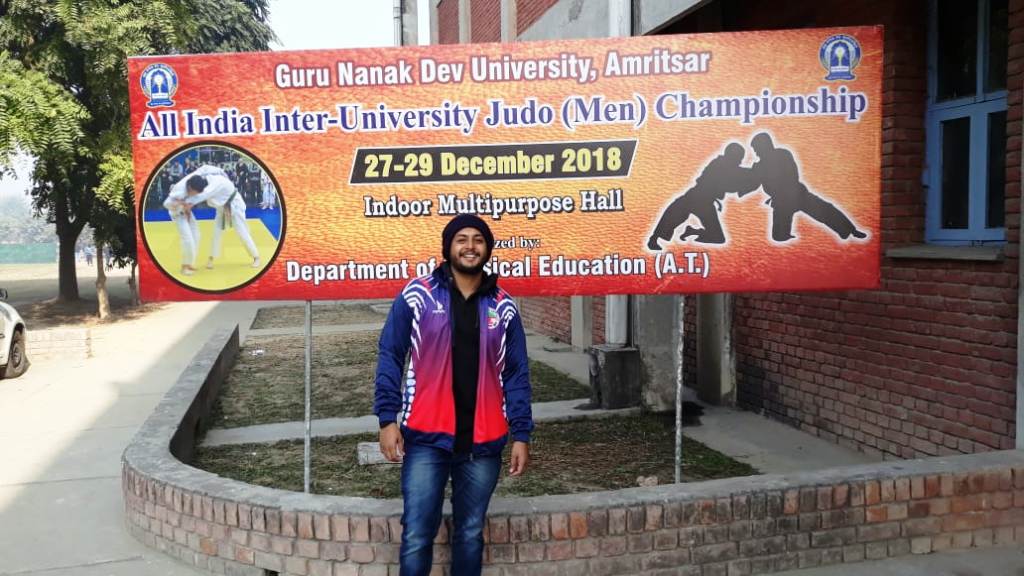  ashyap Goswami_All India University Judo at Punjab