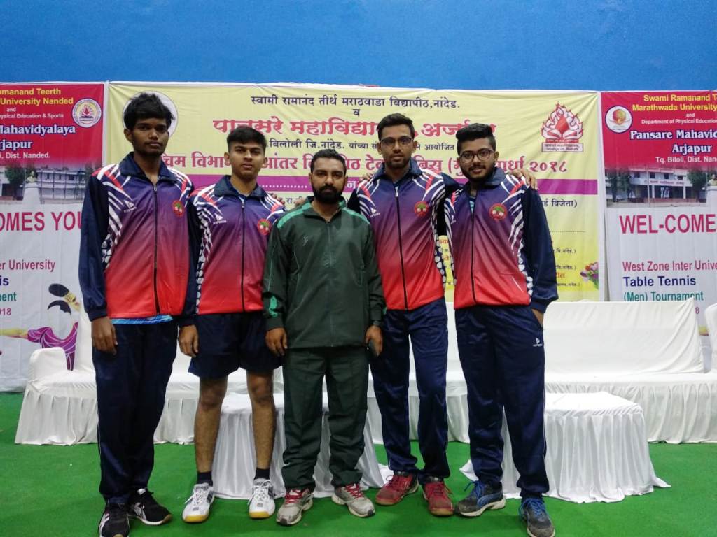 Rushabh Shah_Interuniversity Table Tennis at Nanded, Maharashtra