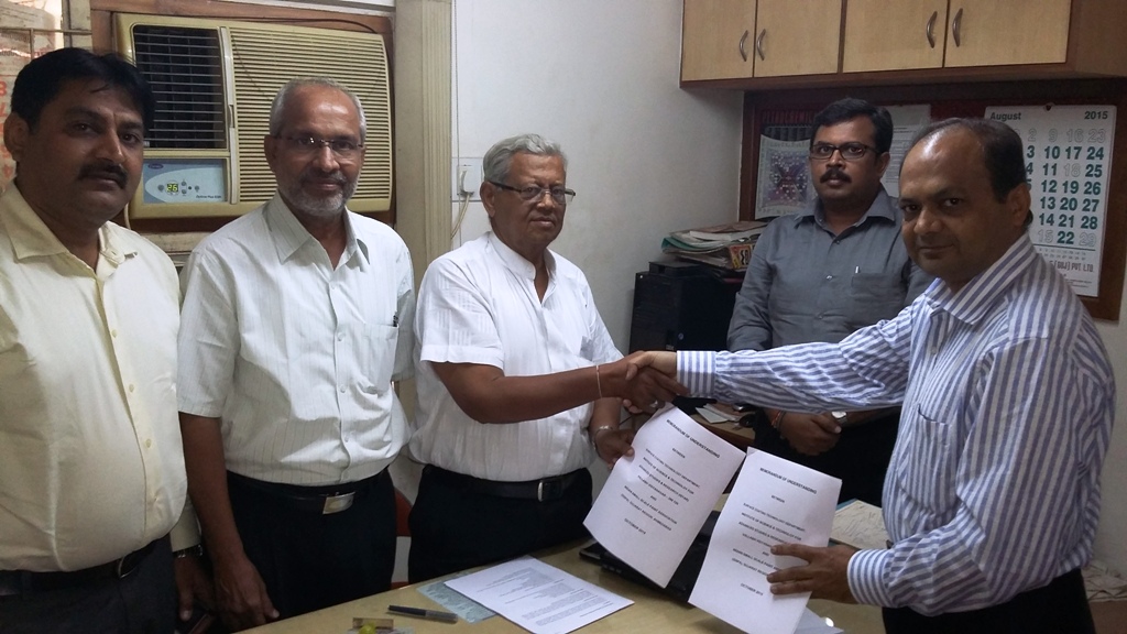 MoU signed with Indian Small Scale Paint Association (ISSPA, Gujarat Region)