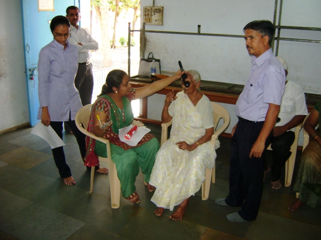 Eye Check-up Camp @ old age home (Ananddham)