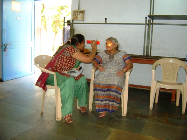 Eye Check-up Camp @ old age home (Ananddham)
