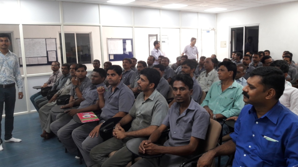 Industrial  Hygiene Talk at Elecon Engineering Ltd as a Social Responsibilty of the Department. 