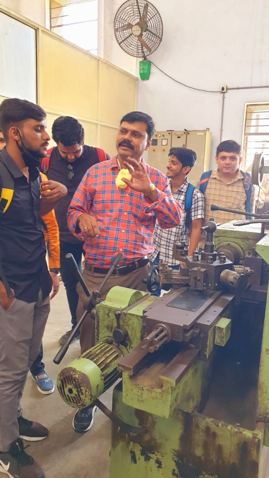 Visit to Mechanical Workshop
