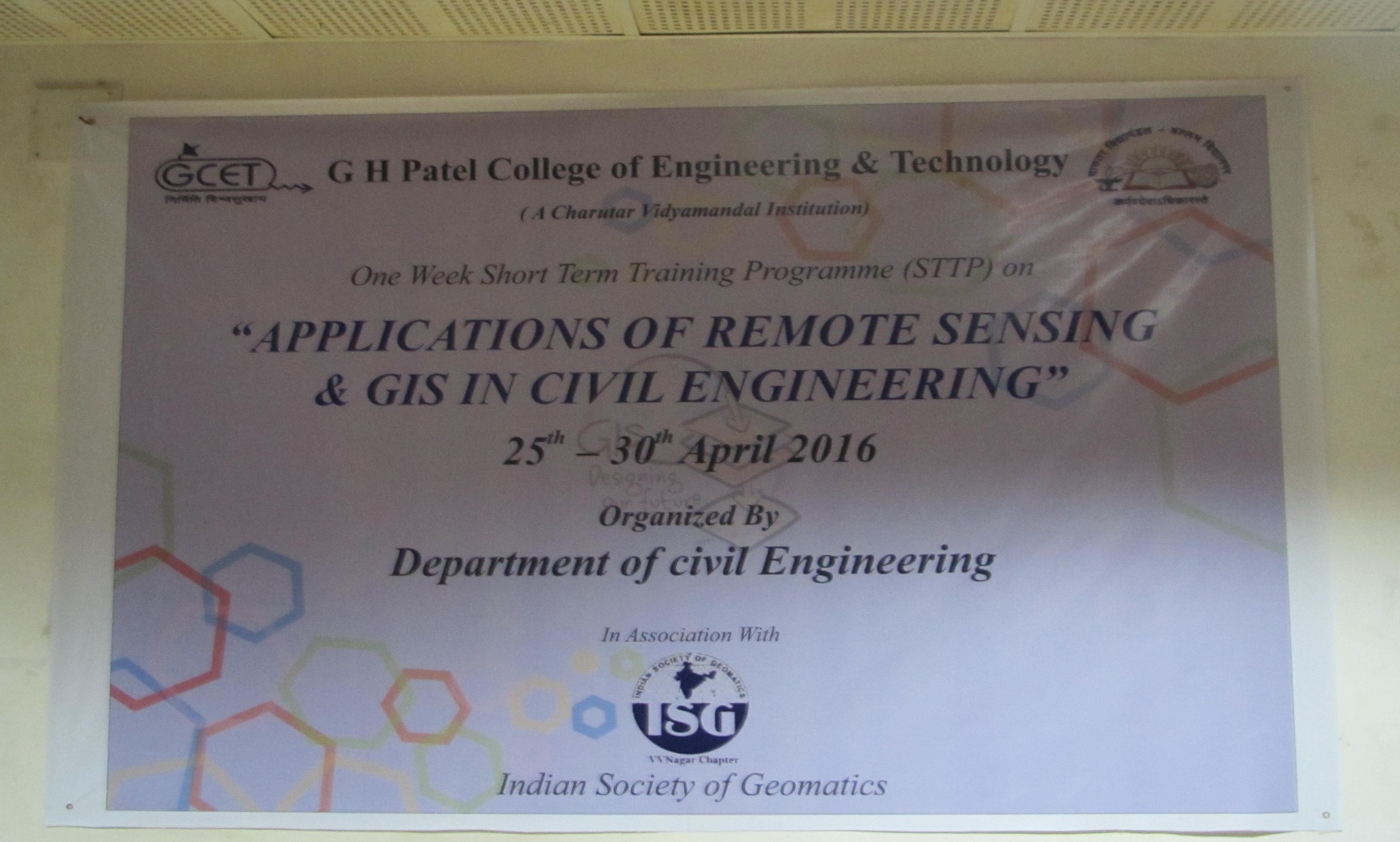 Applications of Remote Sensing & GIS in Civil Engineering