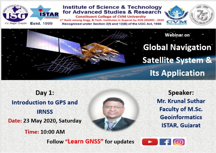 Global Navigation Satellite System & Application ( Introduction of GPS & IRNSS)