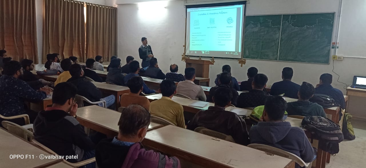 Expert Talk: Identification of Plastics(SIMPLE METHODS) by Sanat Shah (Plastics Project & Recycling Consultant) &
Expert Talk: Introduction to Polymer Science by Dr. Nitin Bhate - Chemical Engineering Department - Baroda