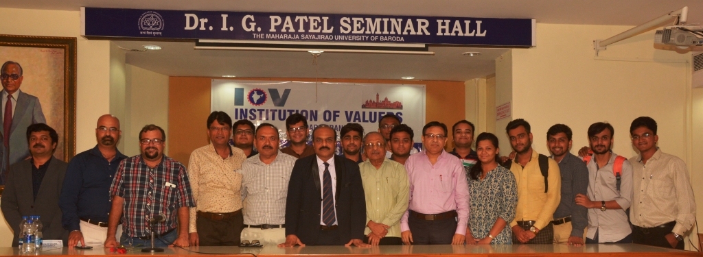 IOV Seminar at Vadodara - M.Sc. Val students and faculty